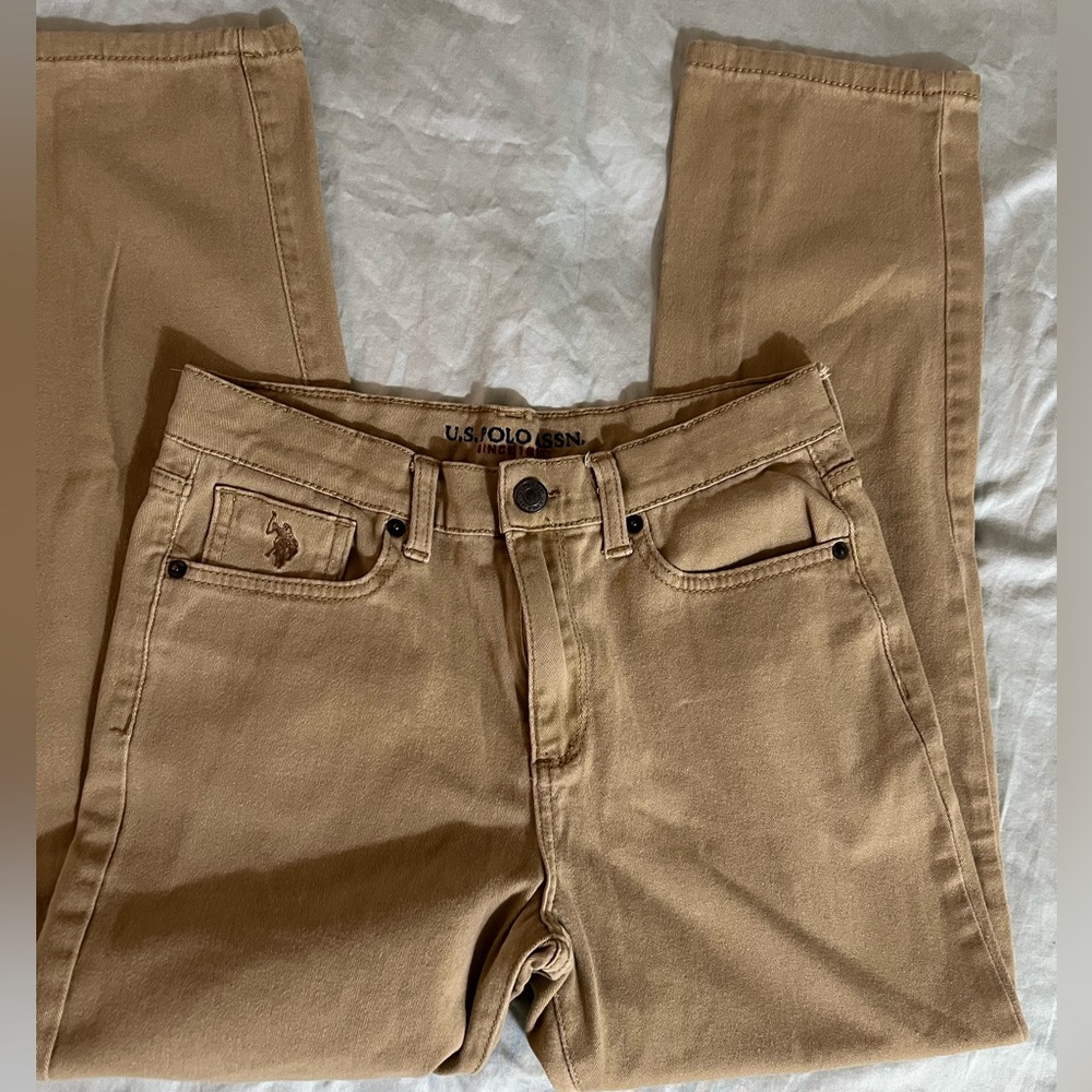 U.S. Polo Assn. Boys Stretch Straight Fit Pant